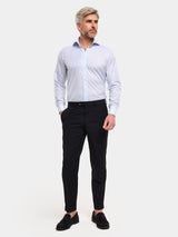Camicia in Zephir Gyza 45 - Celeste Chiaro