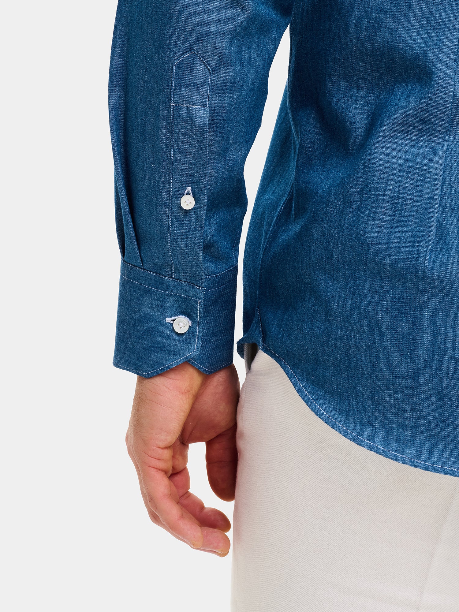 Cotton Shirt - Light Denim