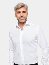 Camicia in Cotone No Iron - Oxford Bianco