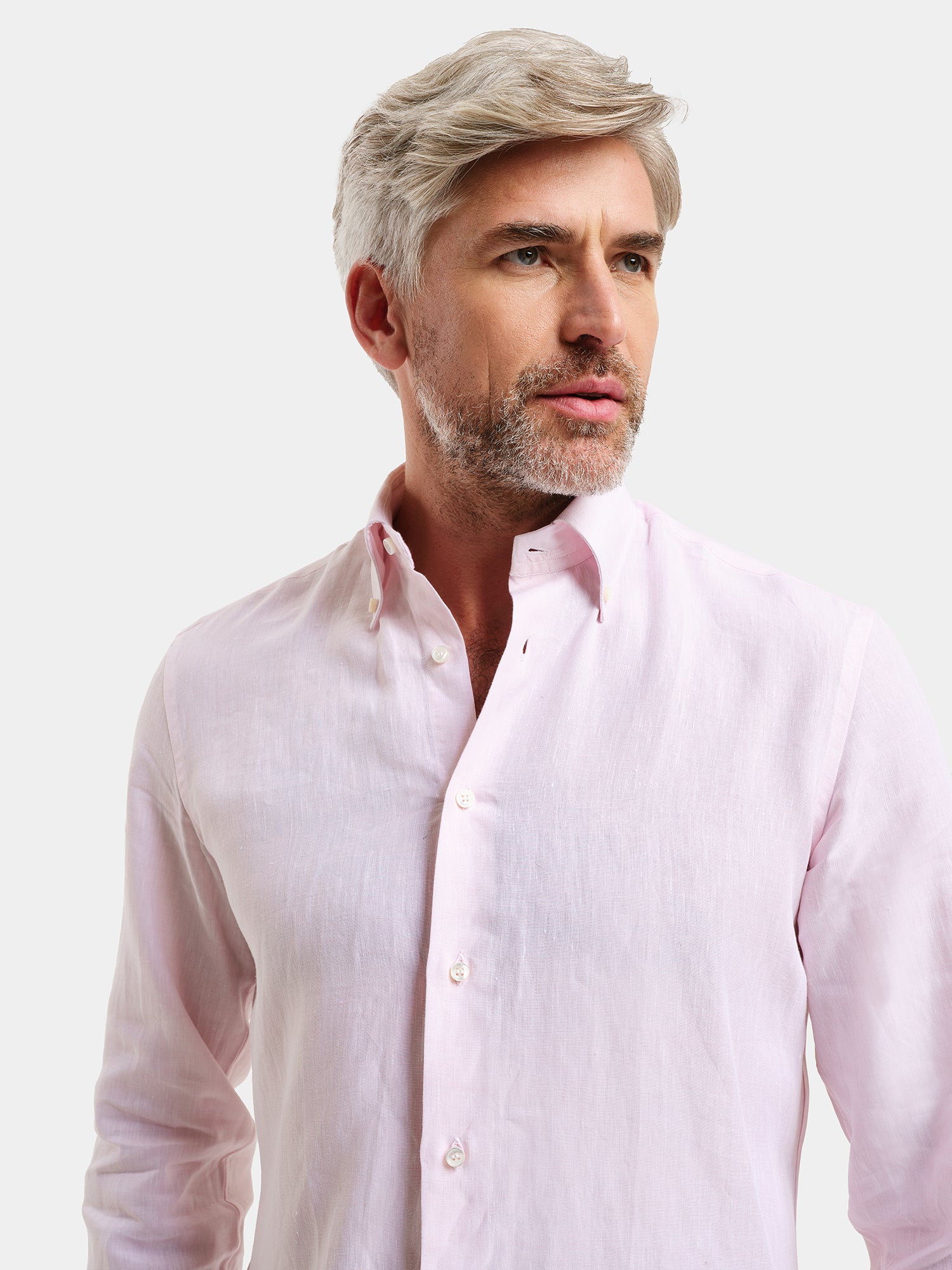 Camicia 100% Lino - Rosa