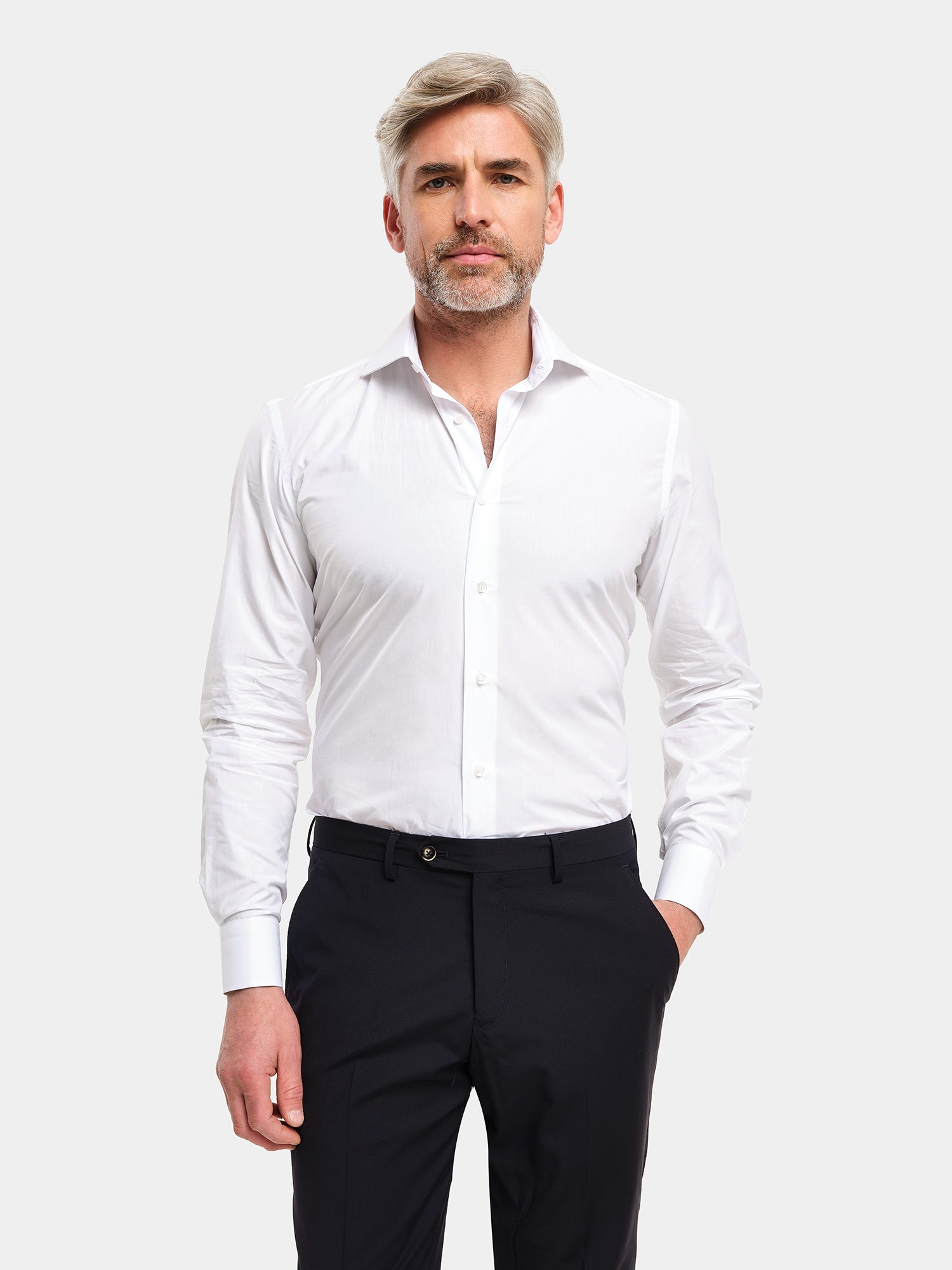 Gyza 45 Cotton Shirt - White