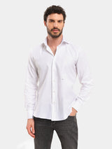 Camicia in cotone biologico - Twill Bianco