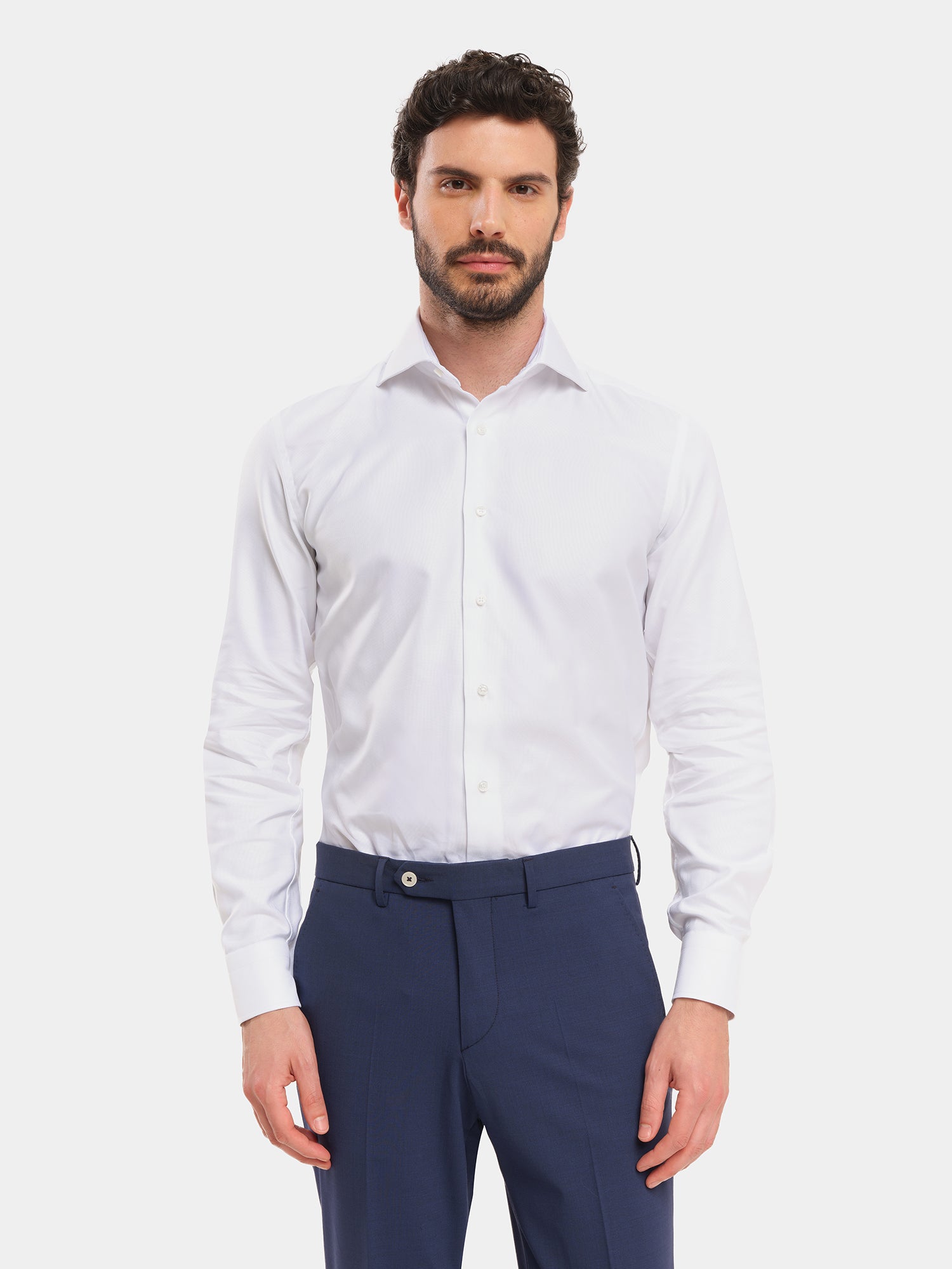 Camicia in Cotone - Royal Oxford Bianco