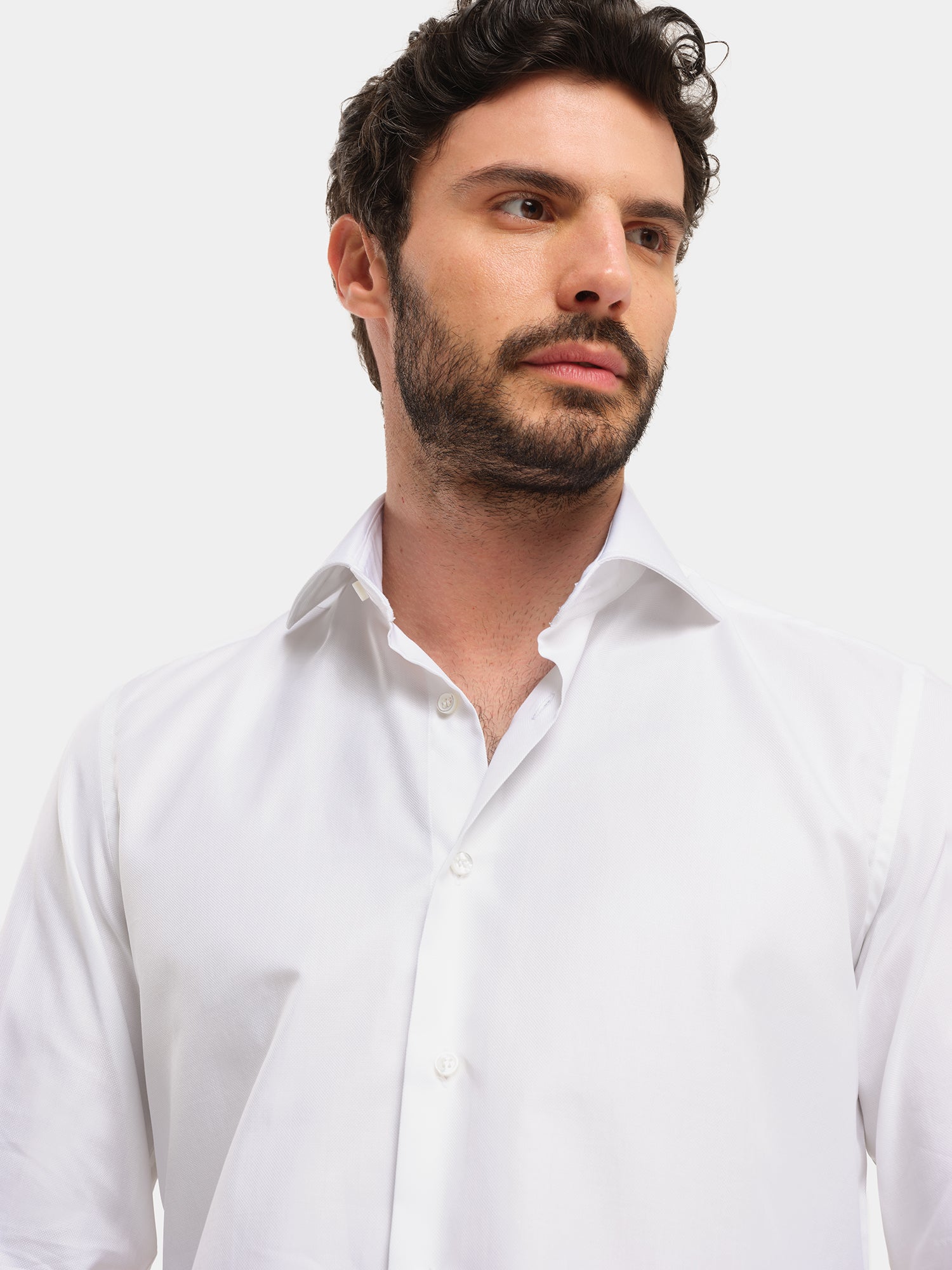 Camicia in cotone biologico - Oxford Bianco