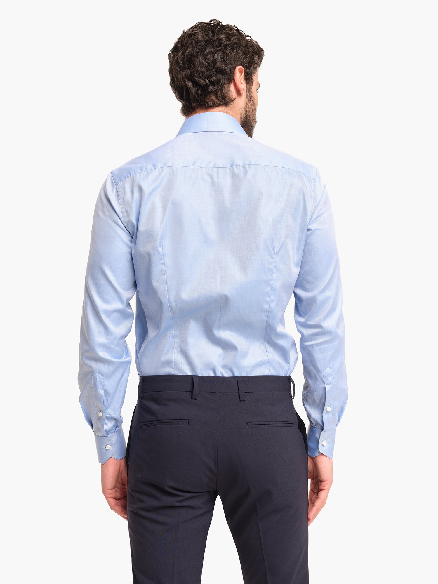 Cotton Shirt - Light Blue Twill