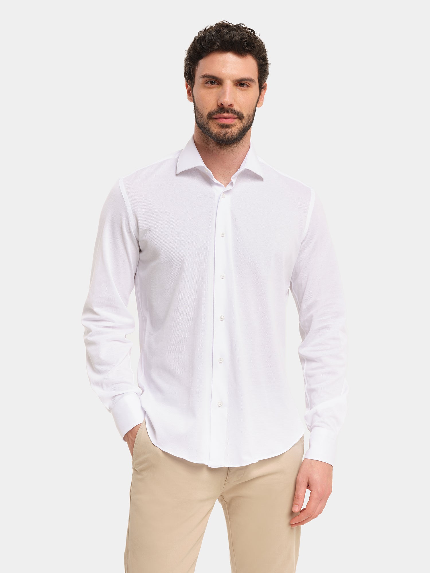 Cotton shirt - White Jersey