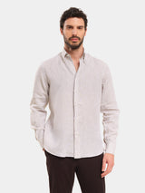 100% Linen Shirt - Pastel Green