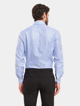 Cotton Shirt - False Plain Light Blue