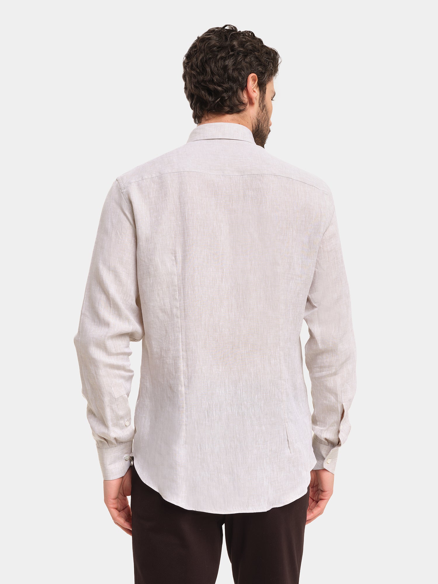 100% Linen Shirt - Pastel Green