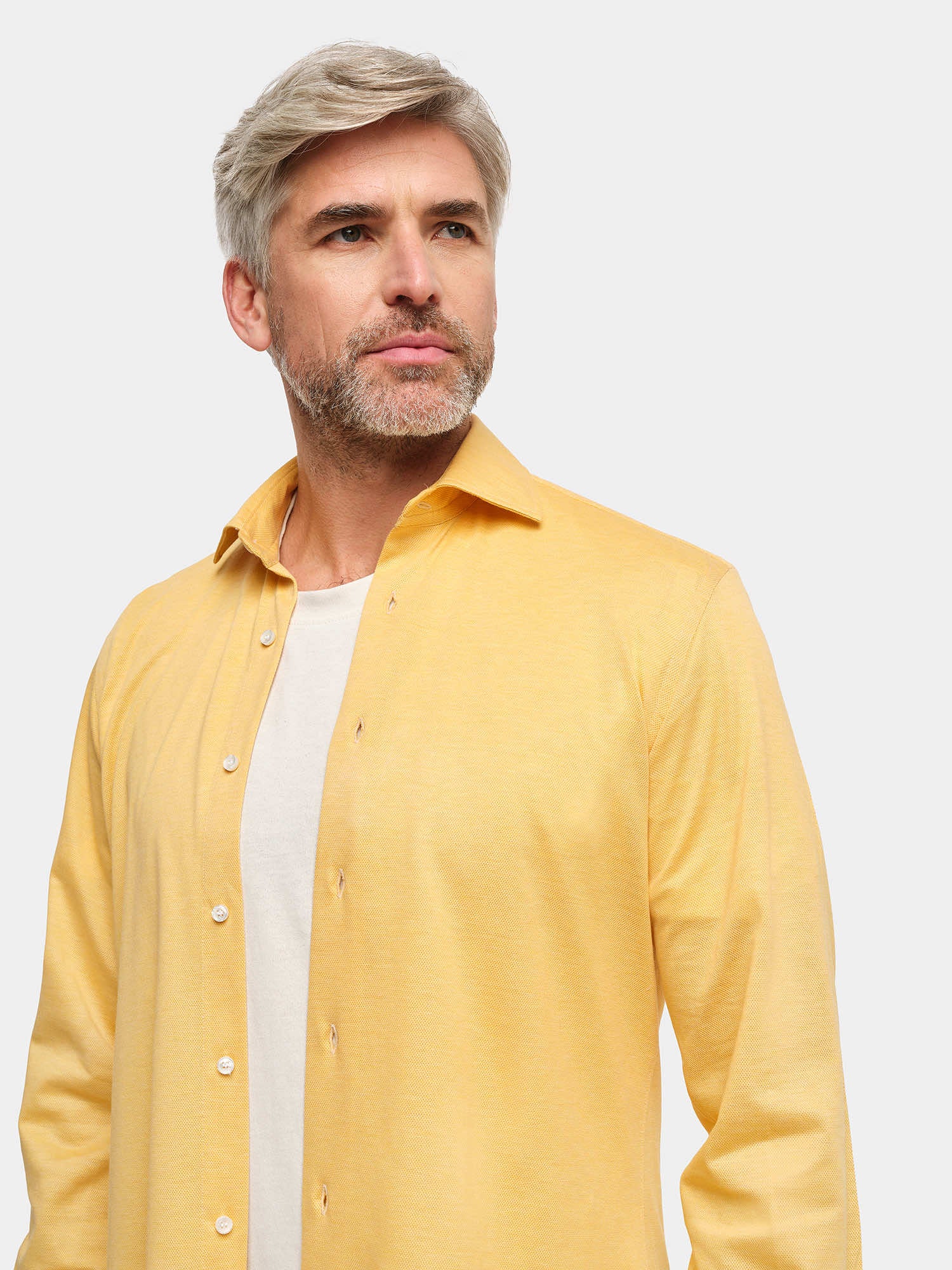 Cotton Shirt - Yellow Jersey