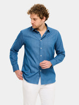 Camicia in Cotone - Denim Chiaro