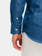 Camicia in Cotone - Denim Chiaro