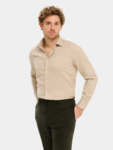 Camicia in flanella - Beige