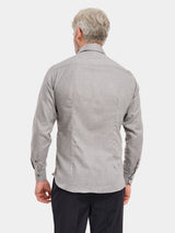 Merino Wool Shirt - Gray Melange