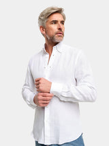 100% Linen Shirt - White