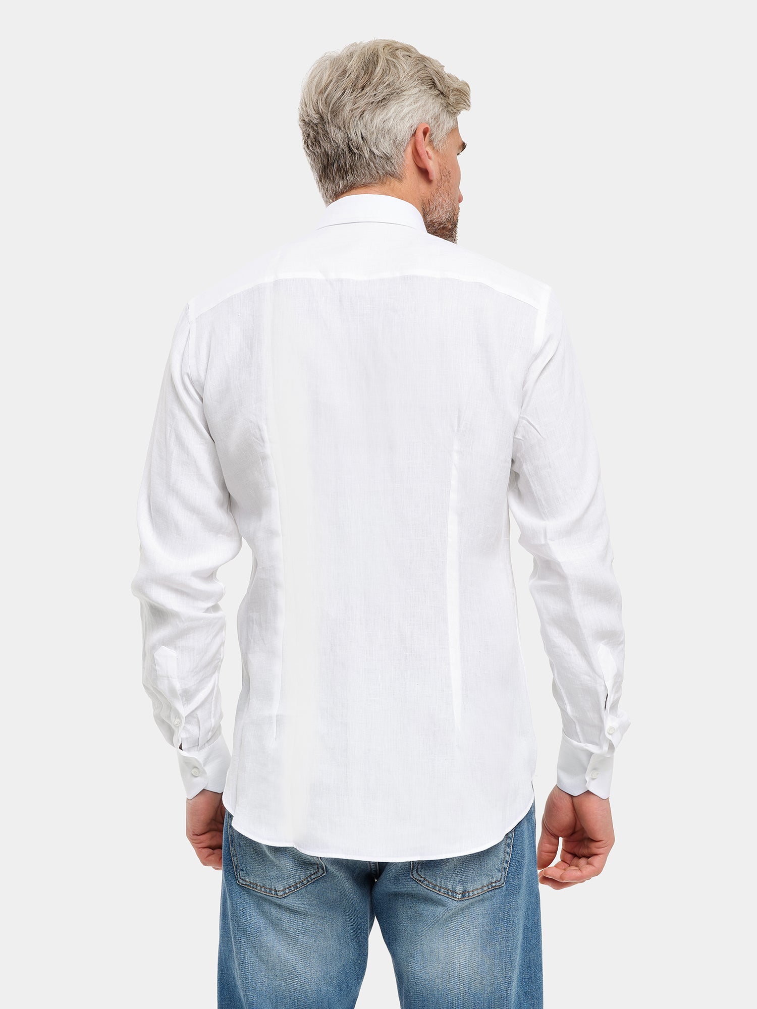 100% Linen Shirt - White