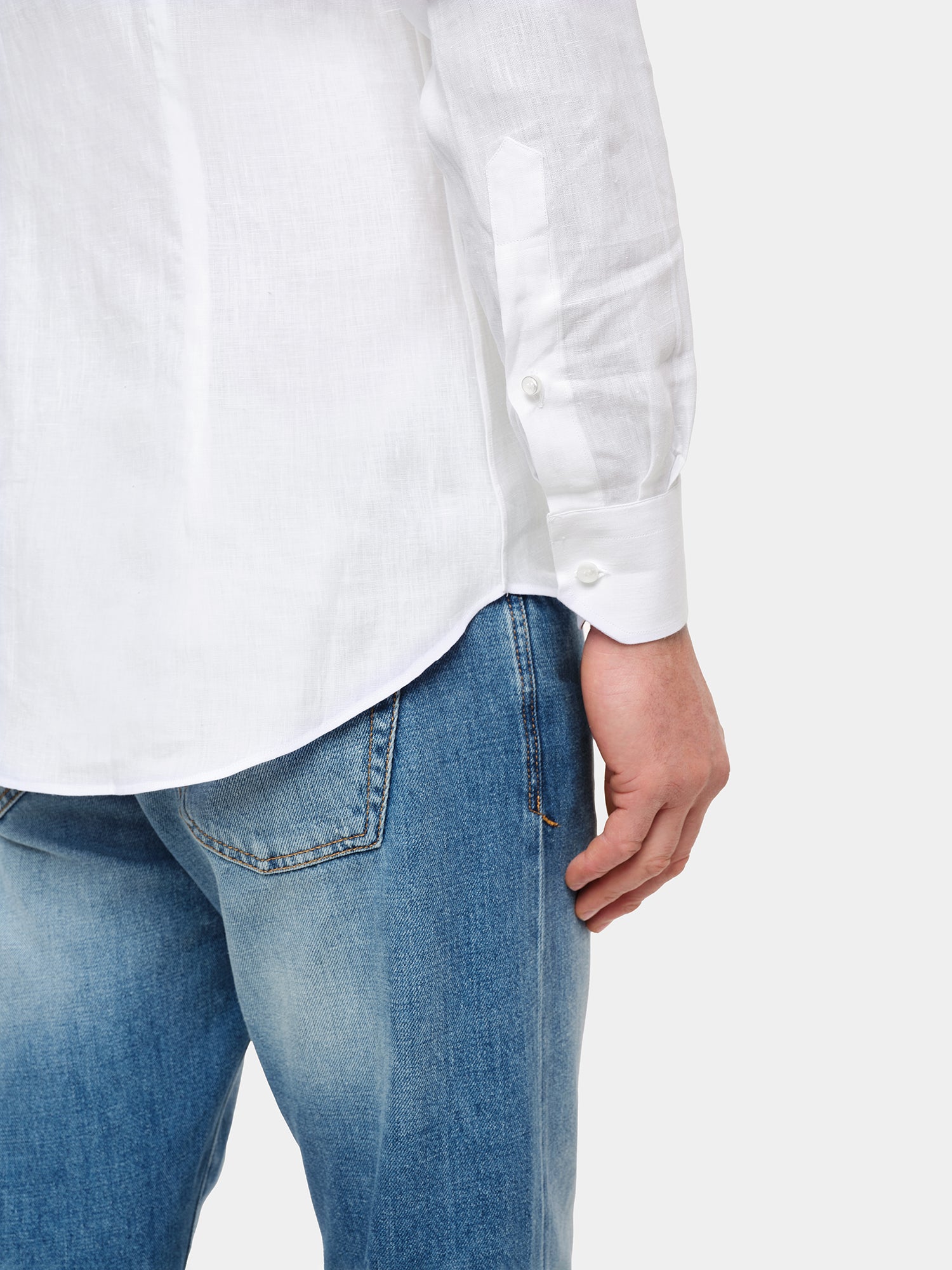 100% Linen Shirt - White